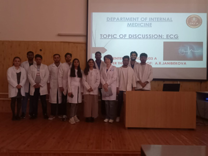 Заседание студенческого научного кружка кафедры «Внутренние болезни»