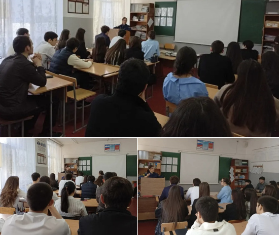 ВСТРЕЧА ОБУЧАЮЩИХСЯ СПК СКГА С ПОМОЩНИКОМ ПРОКУРОРА Г. ЧЕРКЕССКА