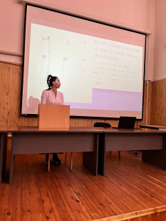 11.03 в 9.00 доцент  кафедры «Морфология человека» Боташева Мариям Джашаровна   провела открытую лекцию  на тему: «Кровь и лимфа»