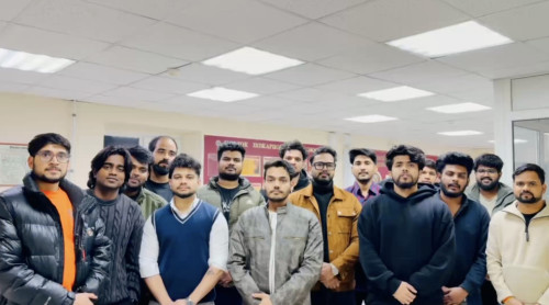 Indian students congratulate the rector of NCSA Ruslan Makharovich on his birthday!