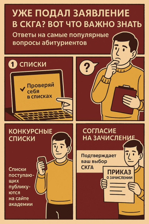 Уже подал заявление в СКГА? Вот что важно знать!