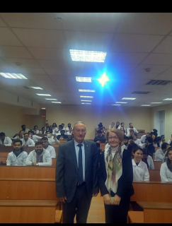 13.03.2026 в 17.00 профессор кафедры «Внутренние болезни» Б.А. Хапаев провёл открытое лекционное занятие на тему: «Ожирение».