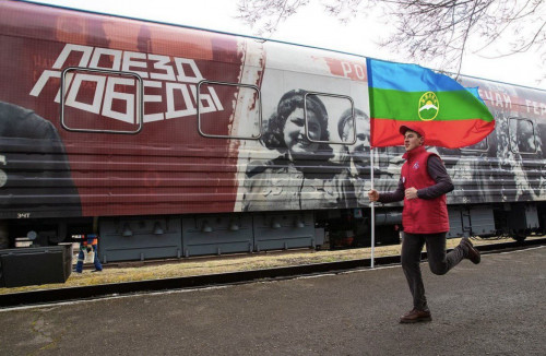 Студенты СКГА- волонтеры передвижного музея «Поезд Победы»