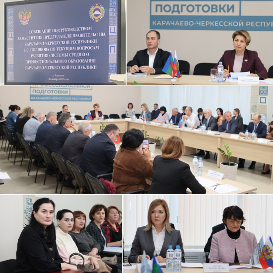УЧАСТИЕ В СОВЕЩАНИИ ПО ВОПРОСАМ РАЗВИТИЯ СИСТЕМЫ СРЕДНЕГО ПРОФЕССИОНАЛЬНОГО ОБРАЗОВАНИЯ