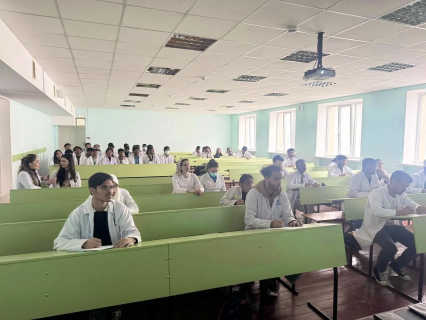 On March 27, 2026, the Department of Pharmacology hosted the second round of the competition among international students of the 2nd year of the Medical Institute.