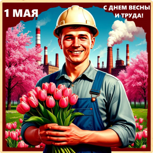 С Первомаем!