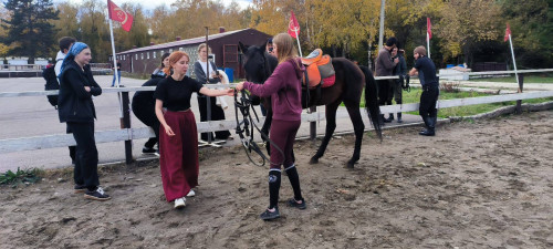 В СКГА стартовали занятия по конному спорту