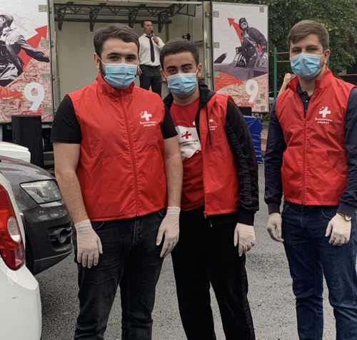 Студенты – медики приняли участие в Параде Победы