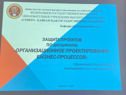 30 декабря 2024 года по дисциплине «Организационное проектирование бизнес-процессов», проходила защита бизнес-проектов