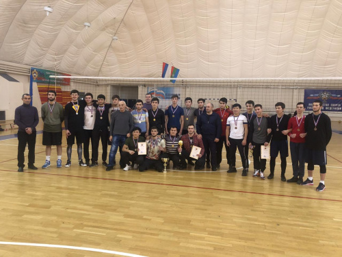 Команда юношей Медицинского института стали победителями Чемпионата СКГА по волейболу