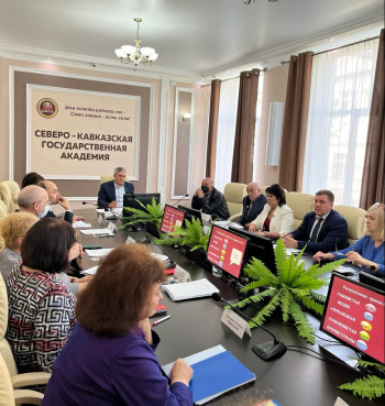 27 апреля с. г. состоялось очередное заседание ученого совета академии, под председательством ректора Р.М. Кочкарова