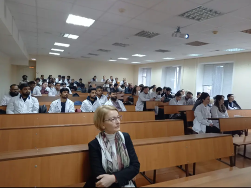 On 03/13/2026 at 17.00, Professor of the Department of Internal Diseases B.A. Khapaev held an open lecture on the topic: "Obesity".