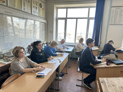 Ассистент кафедры «Общеинженерные и естественнонаучные дисциплины» Айбазов А.А. провёл открытое практическое занятие по дисциплине «Инженерная графика». 