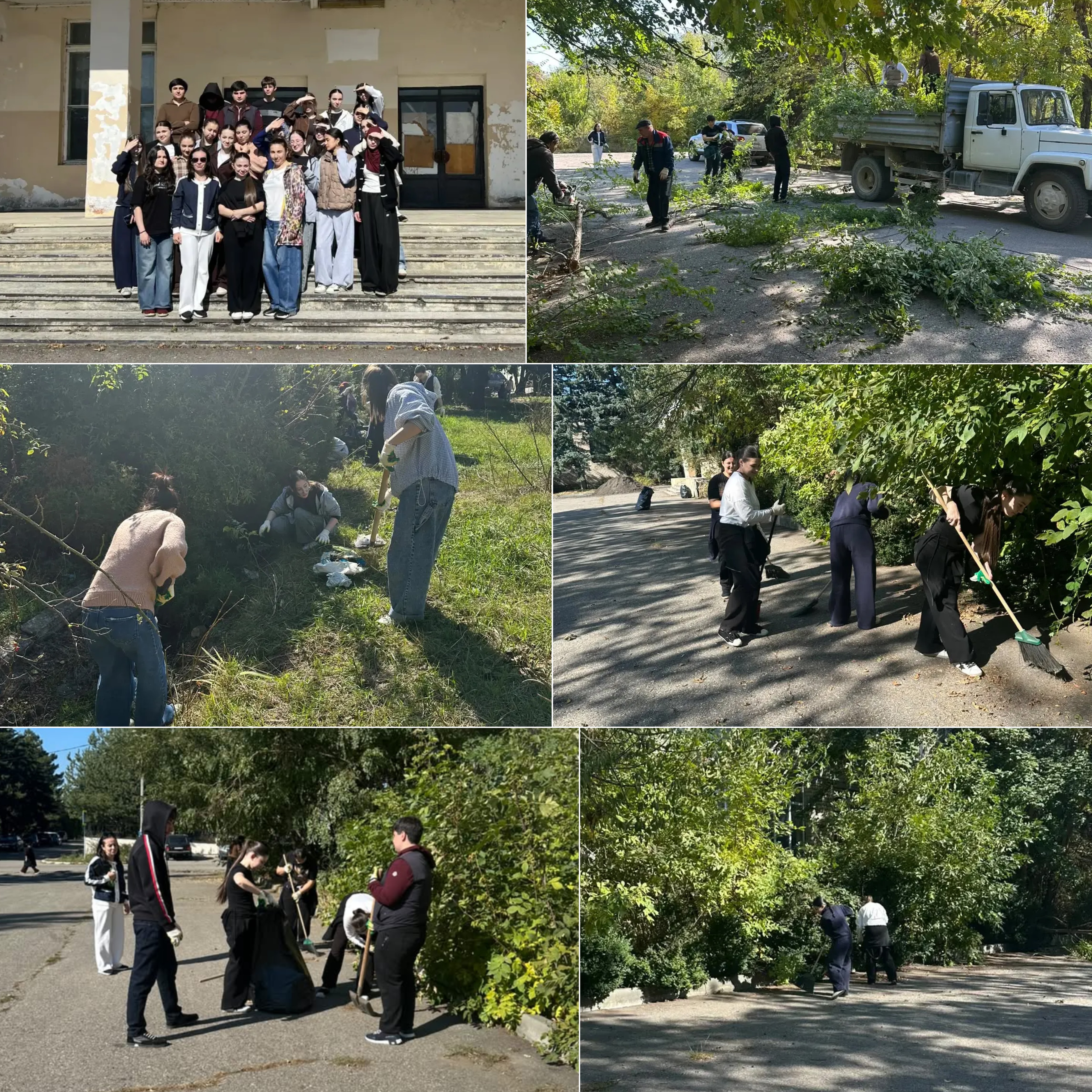 УЧАСТИЕ В СУББОТНИКЕ В П. КАВКАЗСКИЙ