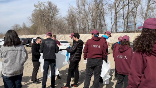 Волонтеры СКГА стали участниками Всероссийской акции «Вода России», приуроченной к сохранению окружающей среды своих регионов. 