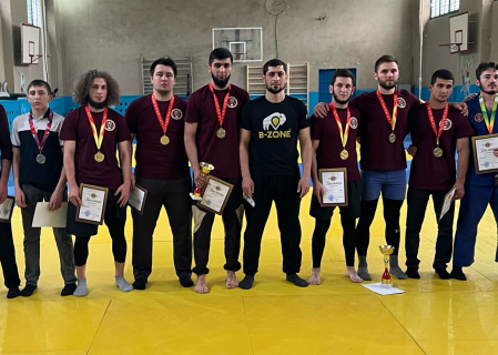 NCSA Medical Institute team took part in sambo competitions of  "Rector's Cup" at April 19 .