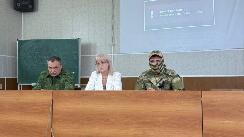 В Инженерном институте СКГА состоялась встреча студентов с участником СВО