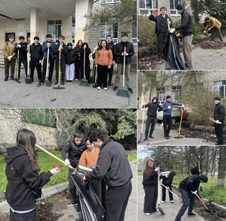 УЧАСТИЕ В СУББОТНИКЕ В ПОСЕЛКЕ КАВКАЗСКИЙ