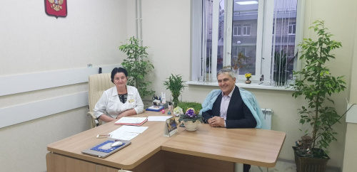 Ректор СКГА Кочкаров Руслан Махарович посетил клиническую базу мединститута в детской больнице