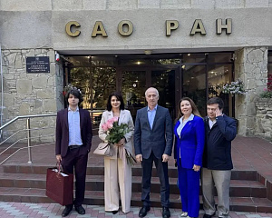 Представители СКГА поздравили САО РАН с 60-летием 